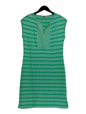 Isaac Mizrahi Petite Essentials Cotton Dress Vineyard Green PL NEW A351508
